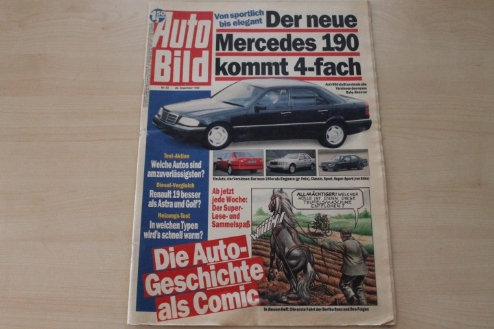 Deckblatt Auto Bild (52/1992)